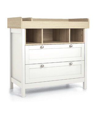 Harwell Dresser Changer White/Oak
