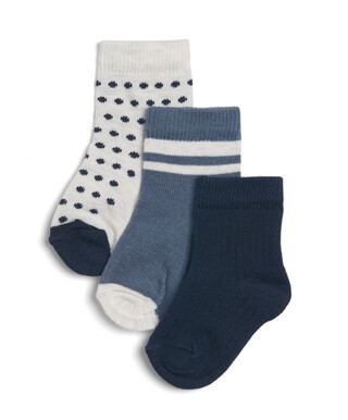 Socks (Set of 3) - Blue