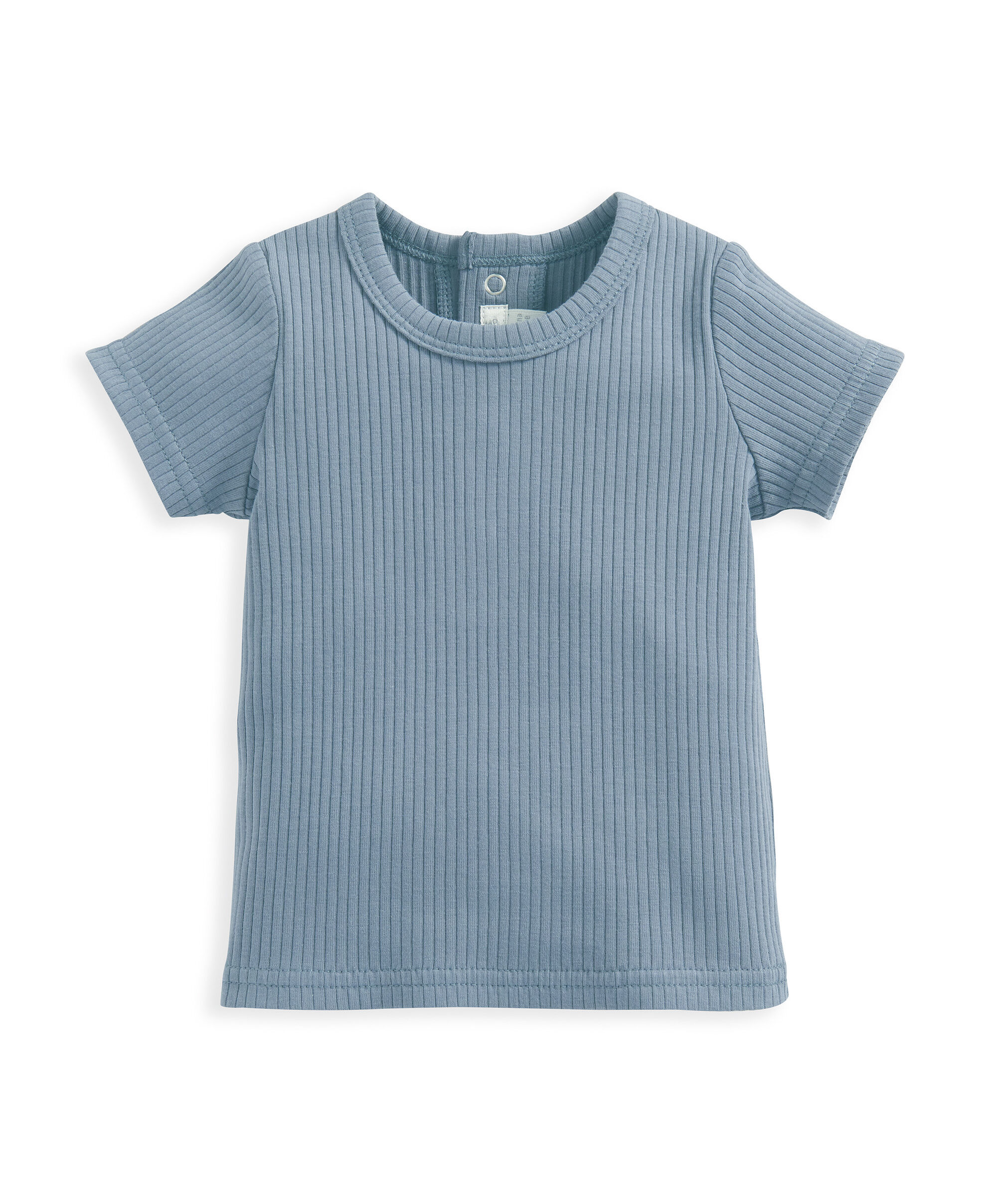Petrol Blue Rib Short Set - 2 Piece Set image number 4