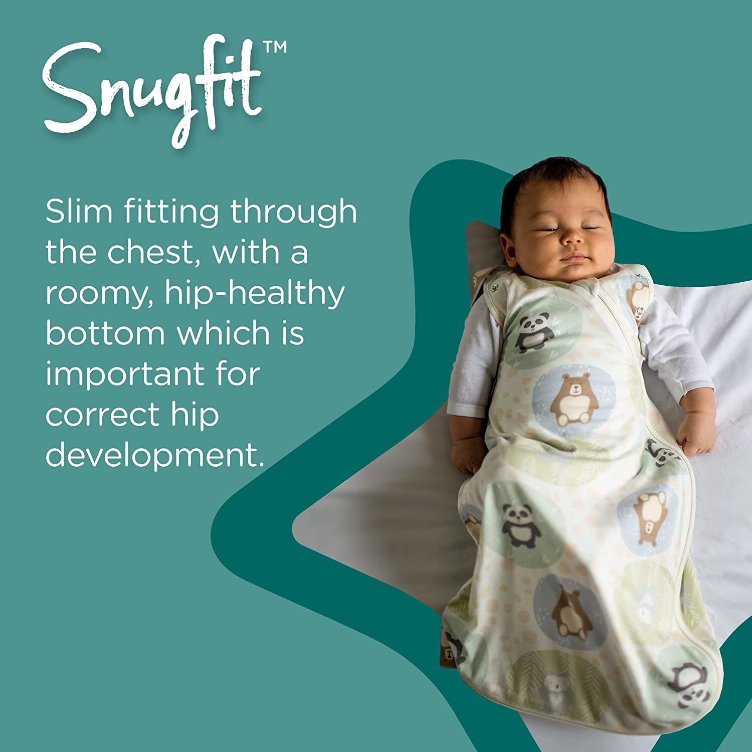 Tommee Tippee Swaddlebag, 1 Tog, Gro Friends, 3-6M image number 3