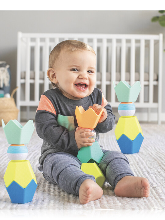 Infantino Sensory Stacking Cups & Activity Ball Set image number 2