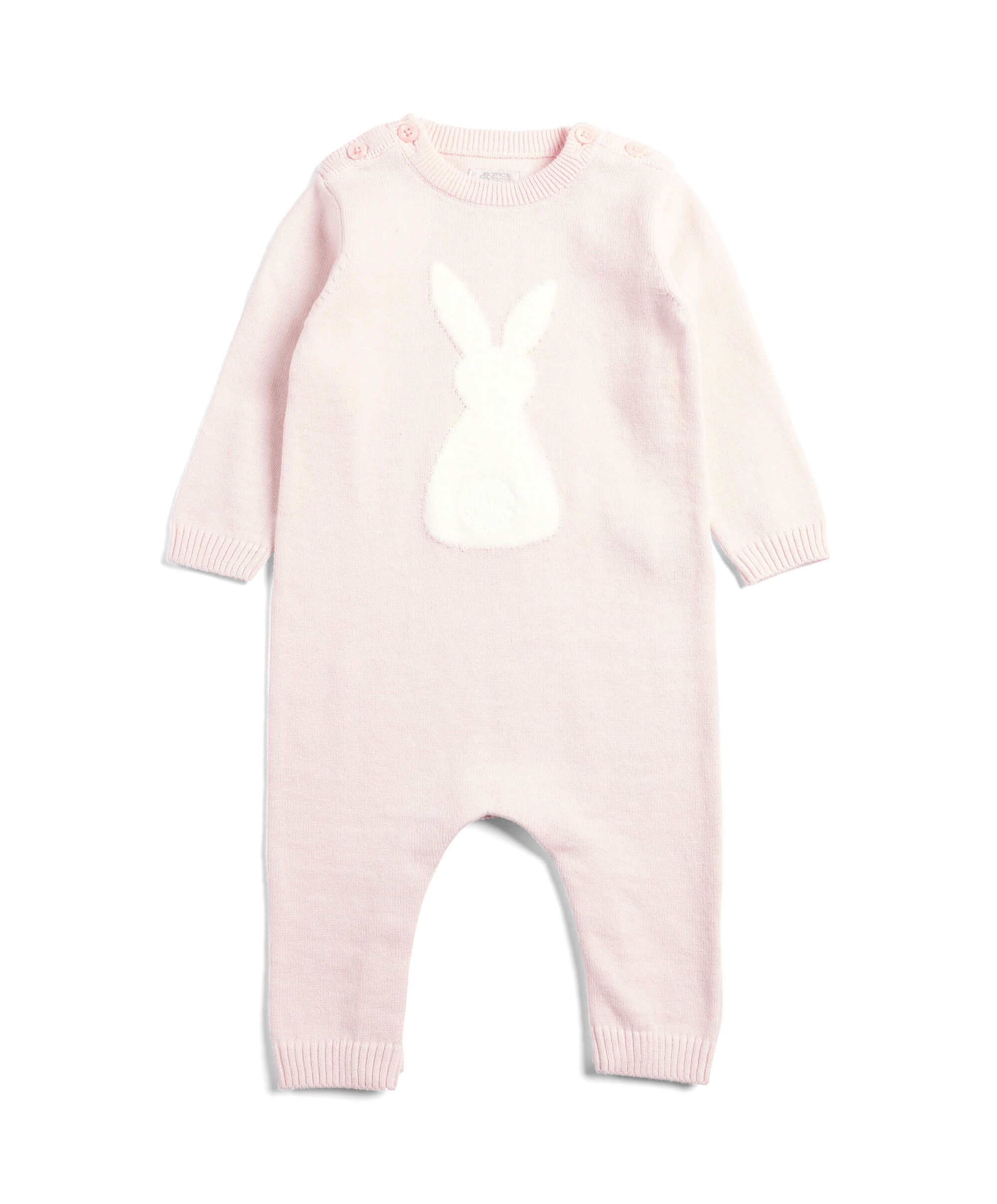 Knitted Bunny Romper image number 1