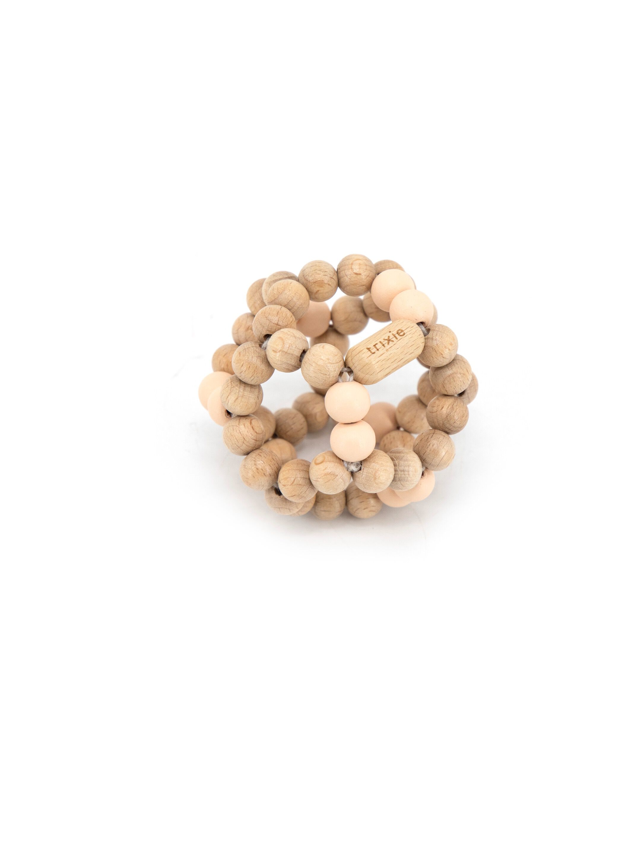 Trixie Wooden beads ball - Rose image number 1