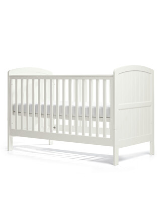 Dover Adjustable Cot to Toddler Bed - White