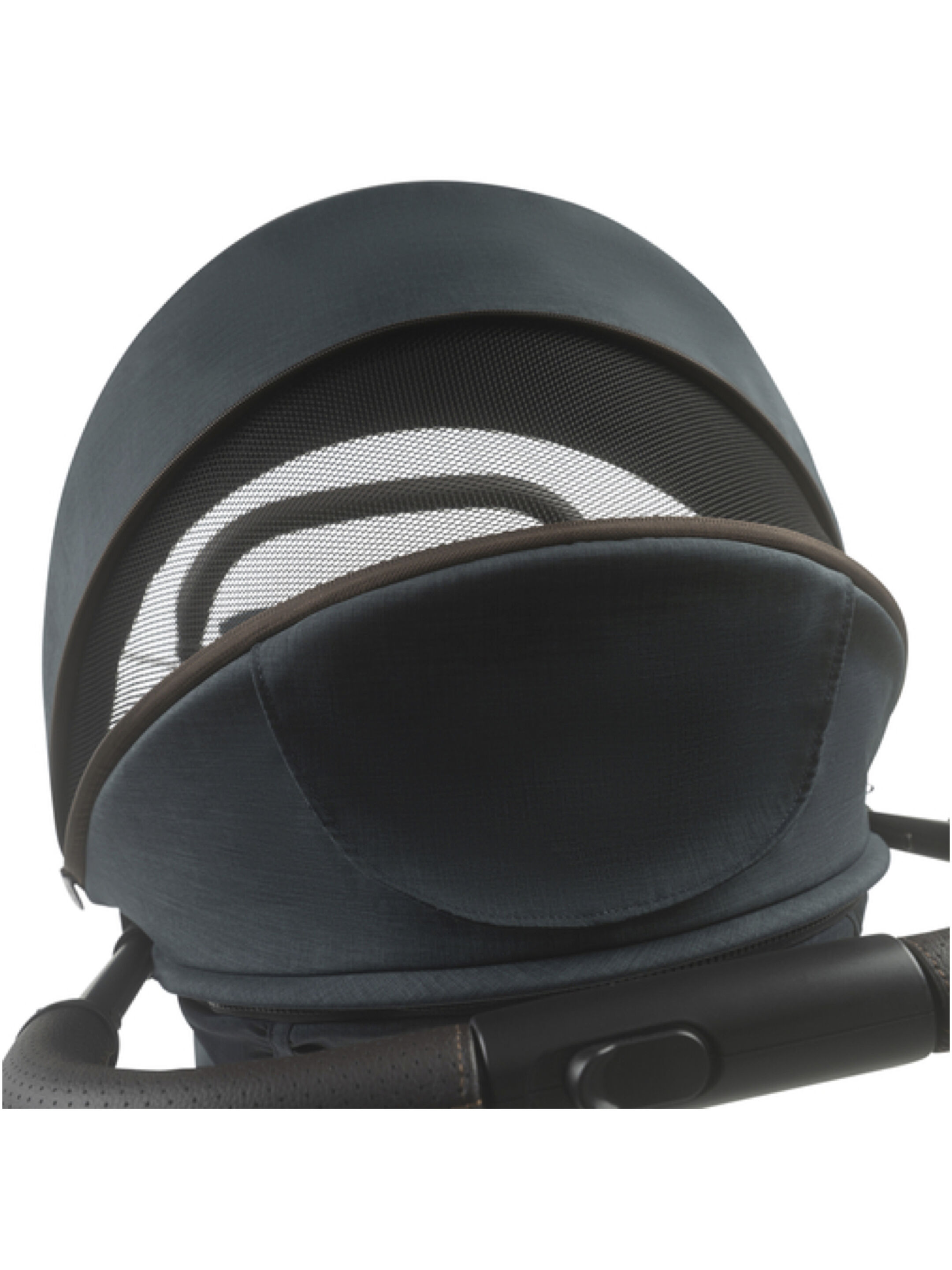 Leclerc Influencer Air Stroller with Bumper Bar, Sun Canopy and Footrest - Denim Blue image number 4