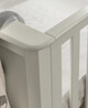 Oxford Wooden Cot & Toddler Bed with Storage - White image number 4