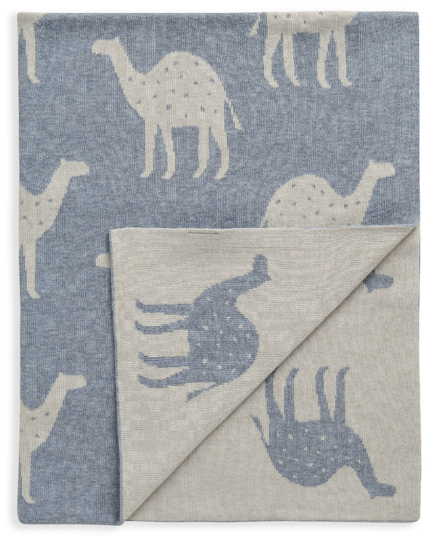 Blanket Camel Blue image number 2