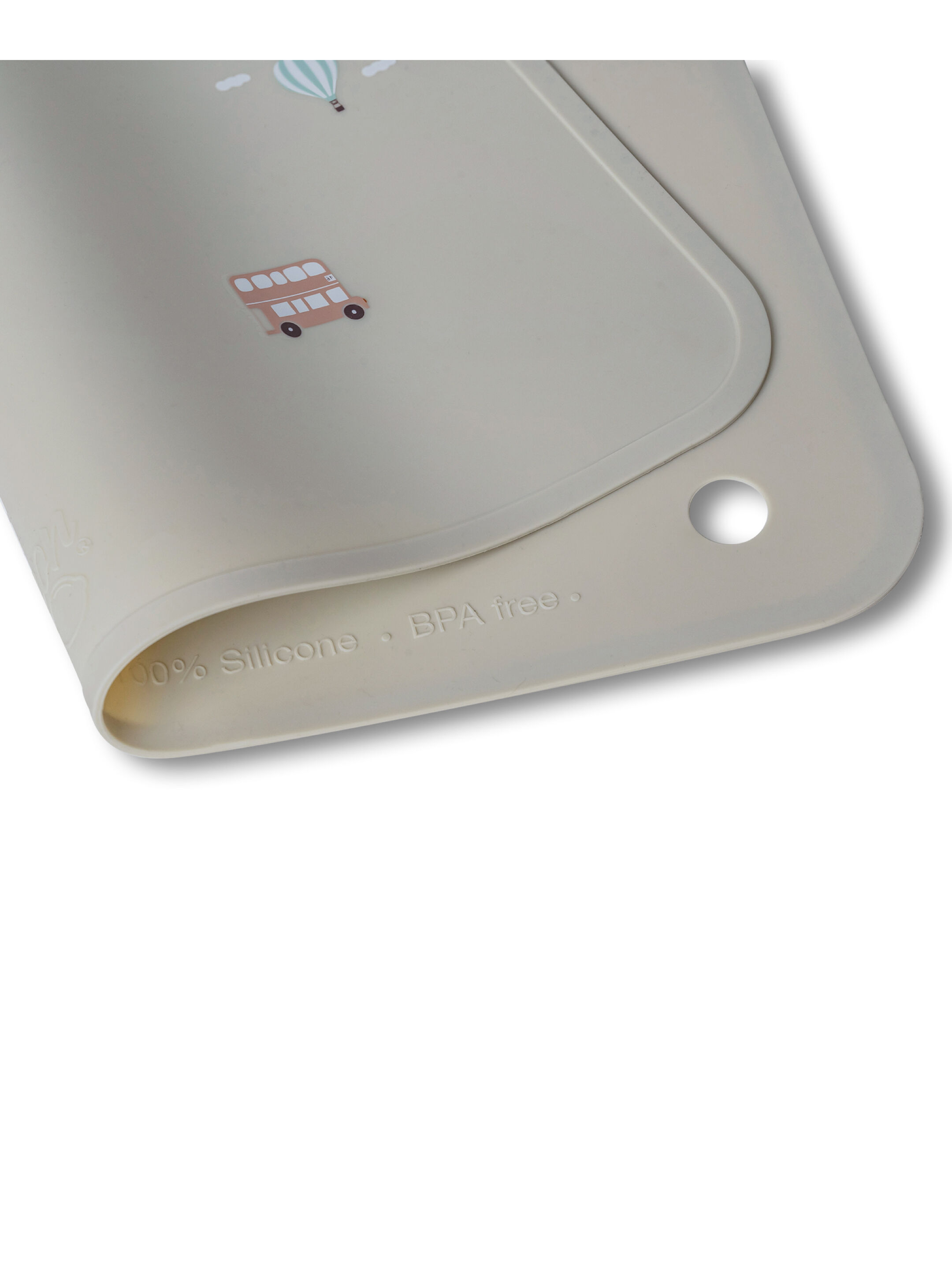 Citron Silicone Placemat Rectangle - Vehicles image number 2