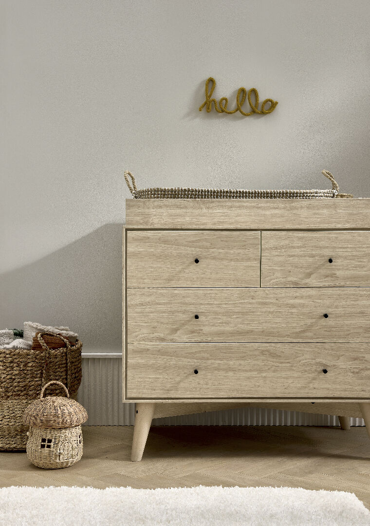 Coxley Nursery Dresser Changer - Natural image number 1