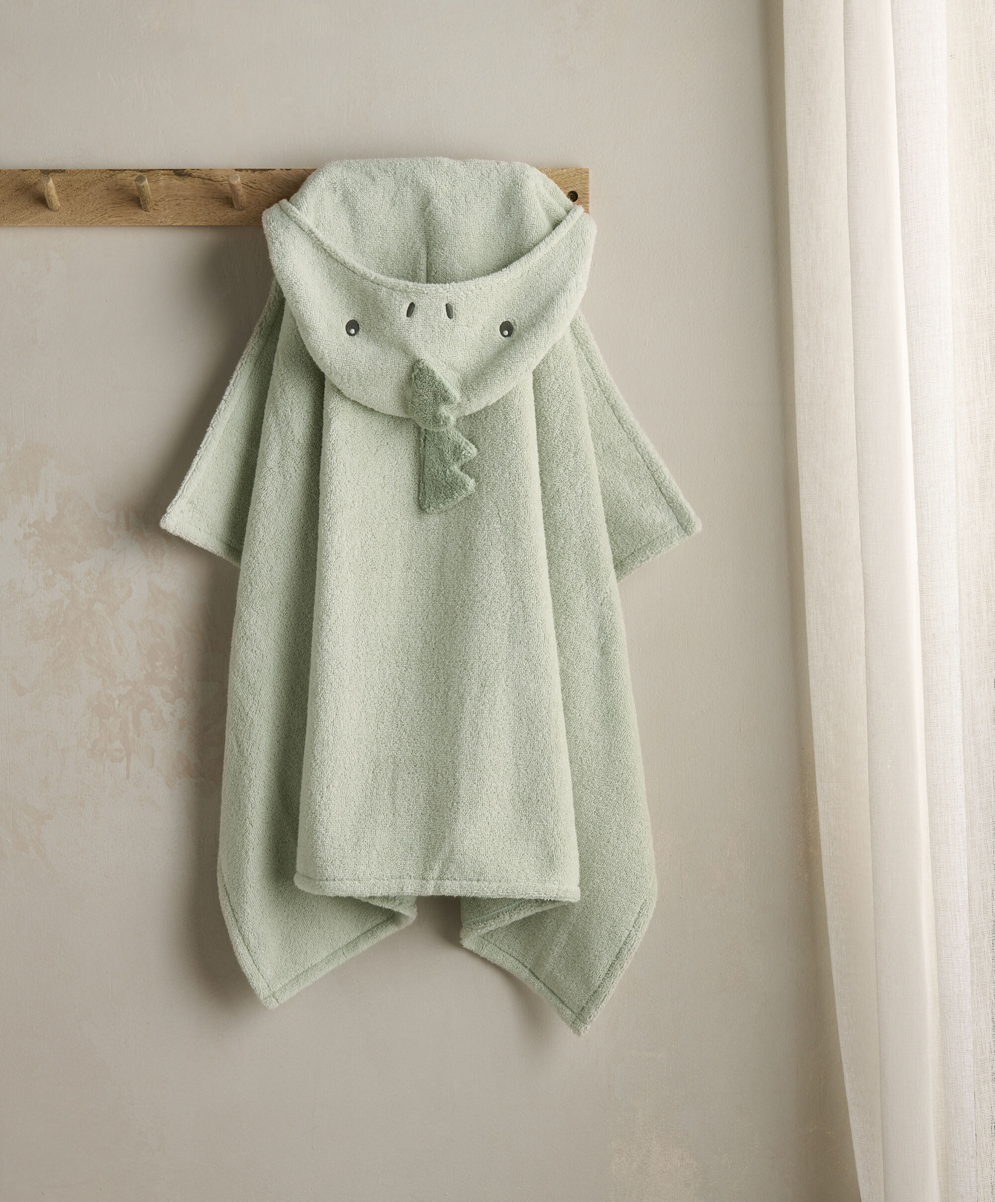 Hooded Baby Towel - Dinosaur image number 1
