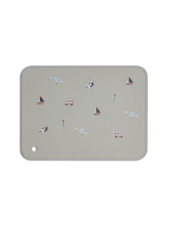 Citron Silicone Placemat Rectangle - Vehicles image number 1