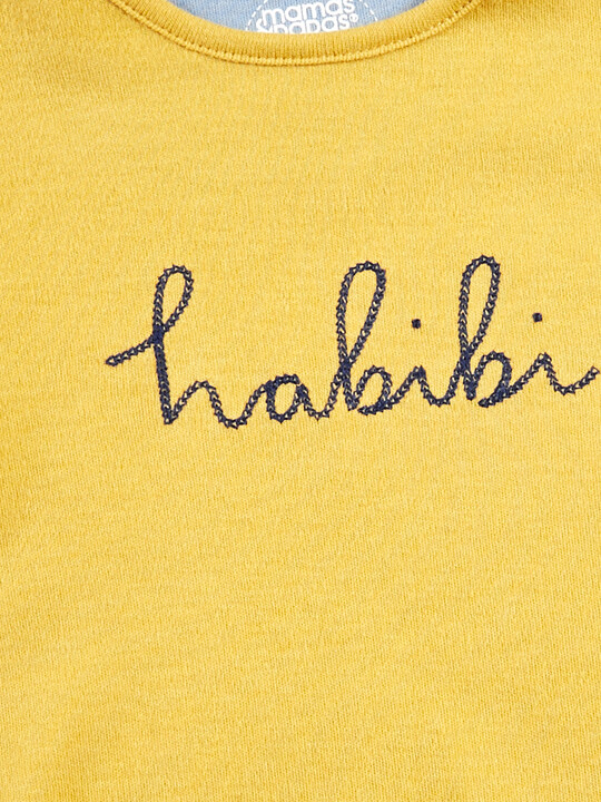 Yellow Slogan T-Shirt image number 3