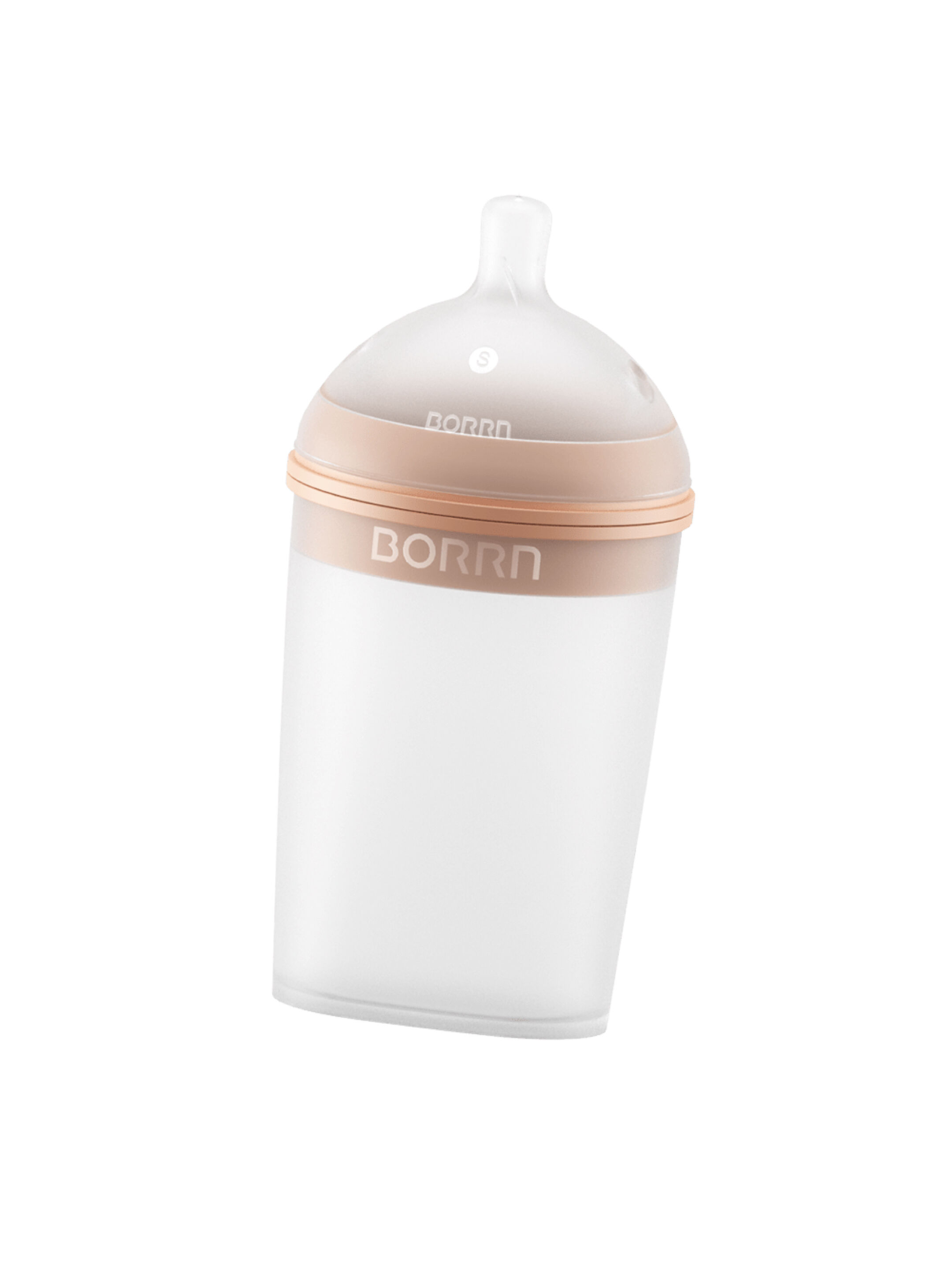 BORRN Silicone BPA Free, Non Toxic Feeding Bottle | 240ml image number 2
