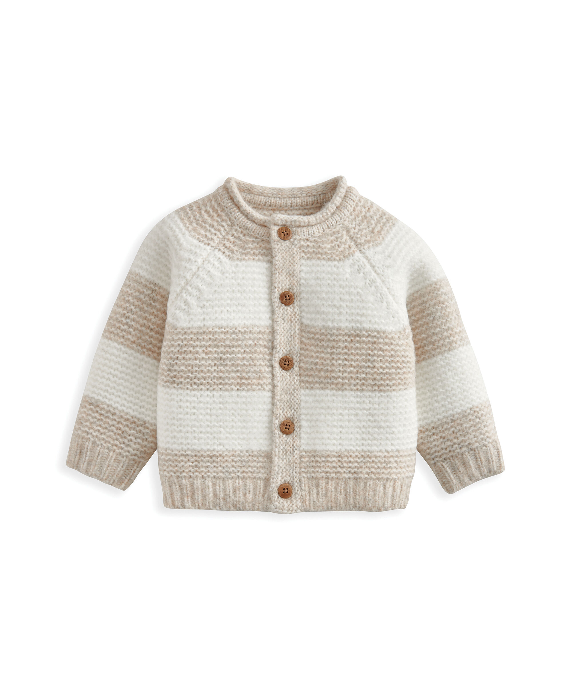 Stripe Cardigan - Cream image number 2