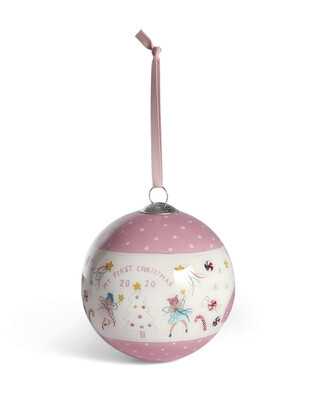 BAUBLE PINK XMAS WISHES 2020