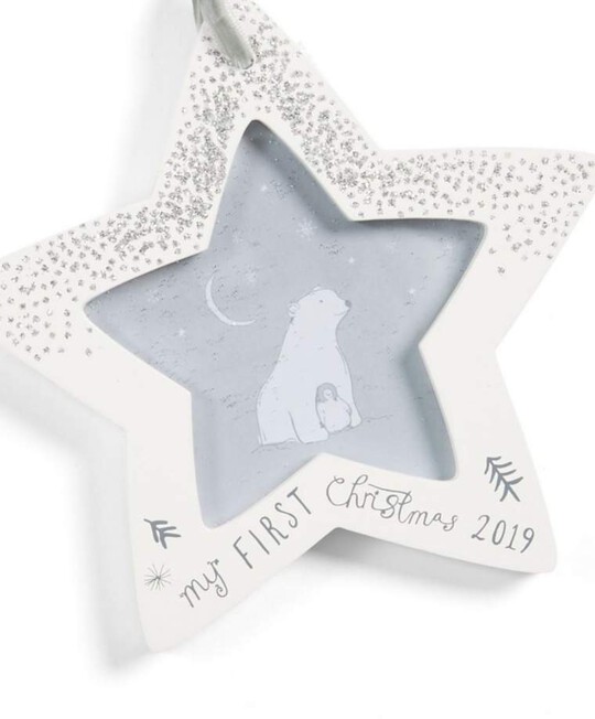 Treasured Christmas Hanging Star Frame - White image number 2