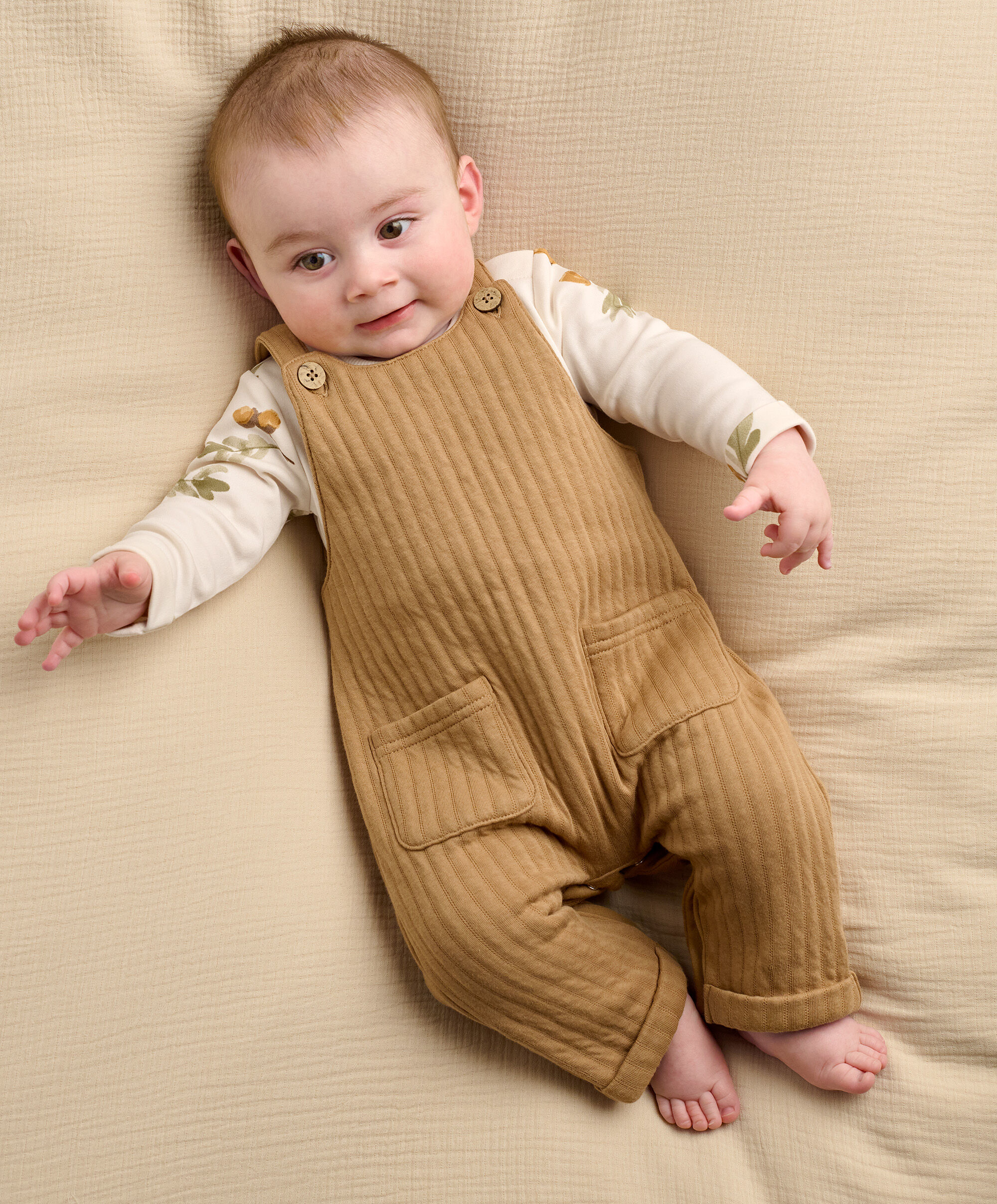 2pc Dungaree Acorn Bsuit image number 1