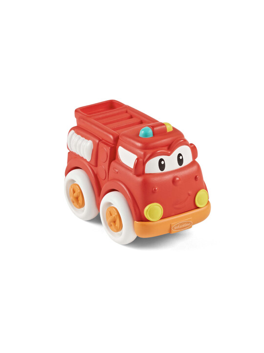 Infantino Grab & Roll Soft Wheels - Fire Engine image number 1