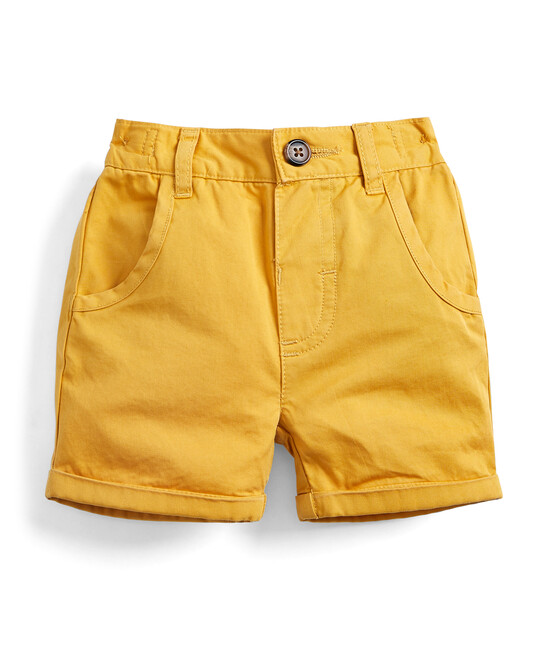 Chino Shorts - Mustard image number 1
