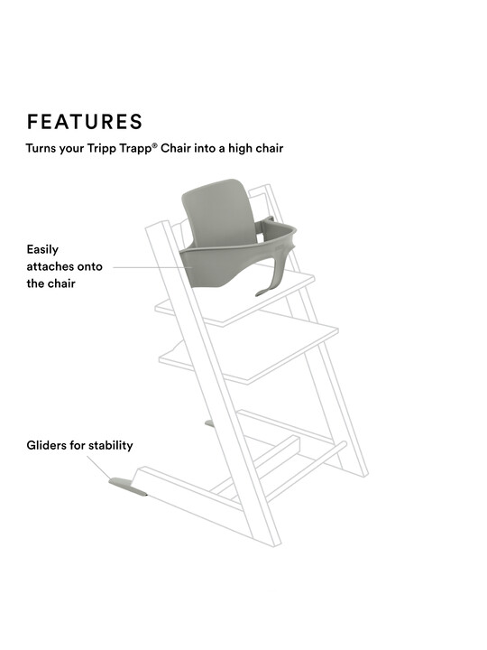 Stokke Tripp Trapp Chair with Free Baby Set - Glacier Green image number 3