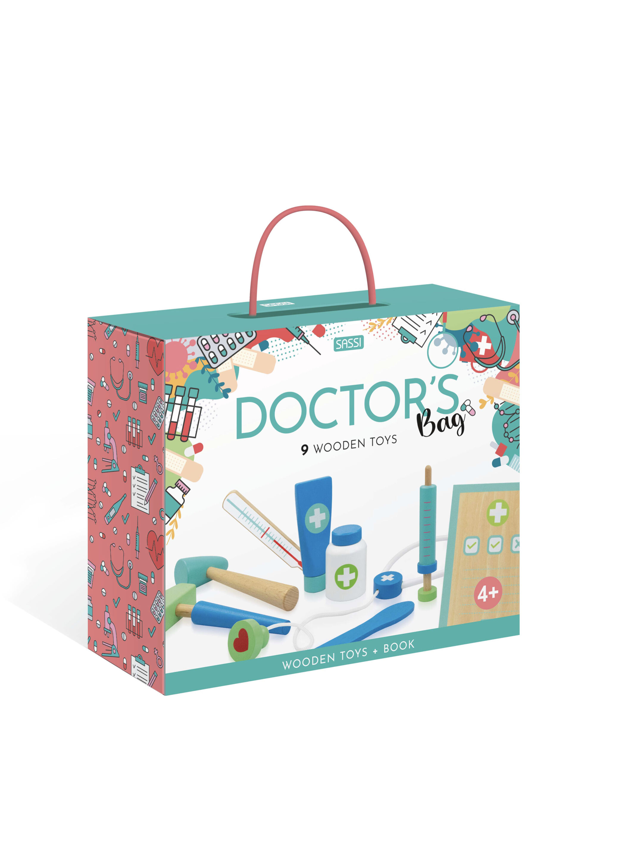 Sassi Book And Wooden Toys - Doctor image number 1