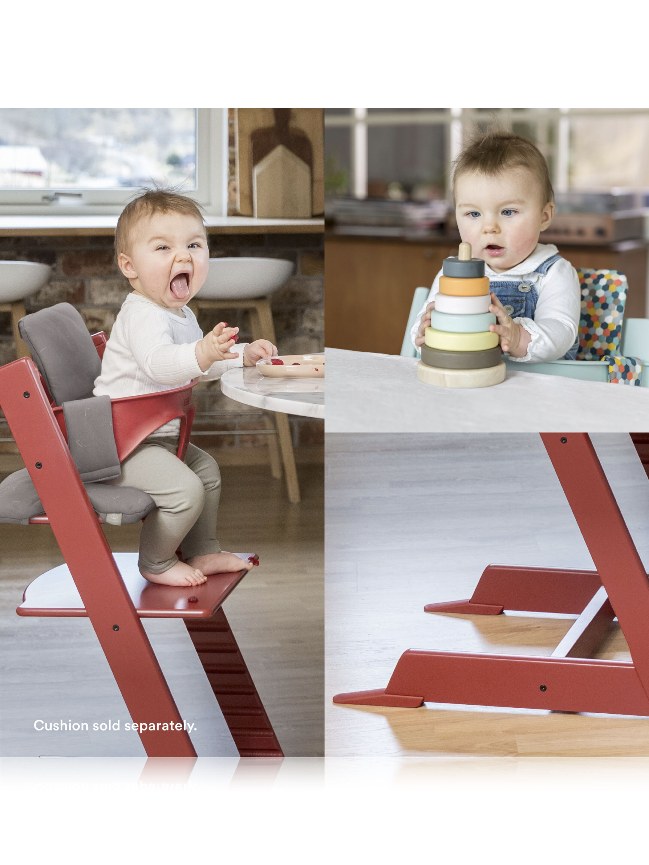 Stokke Tripp Trapp Baby Set - Hazy Grey image number 5