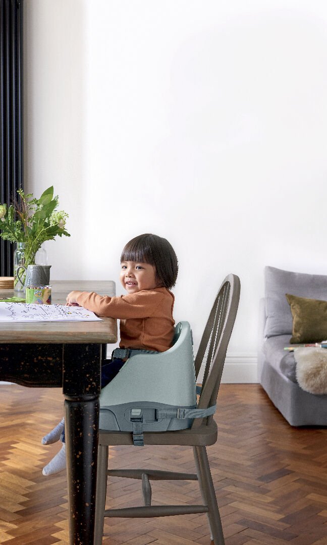 Bug 3-in-1 Floor & Booster Seat with Activity Tray - Bluebell image number 3