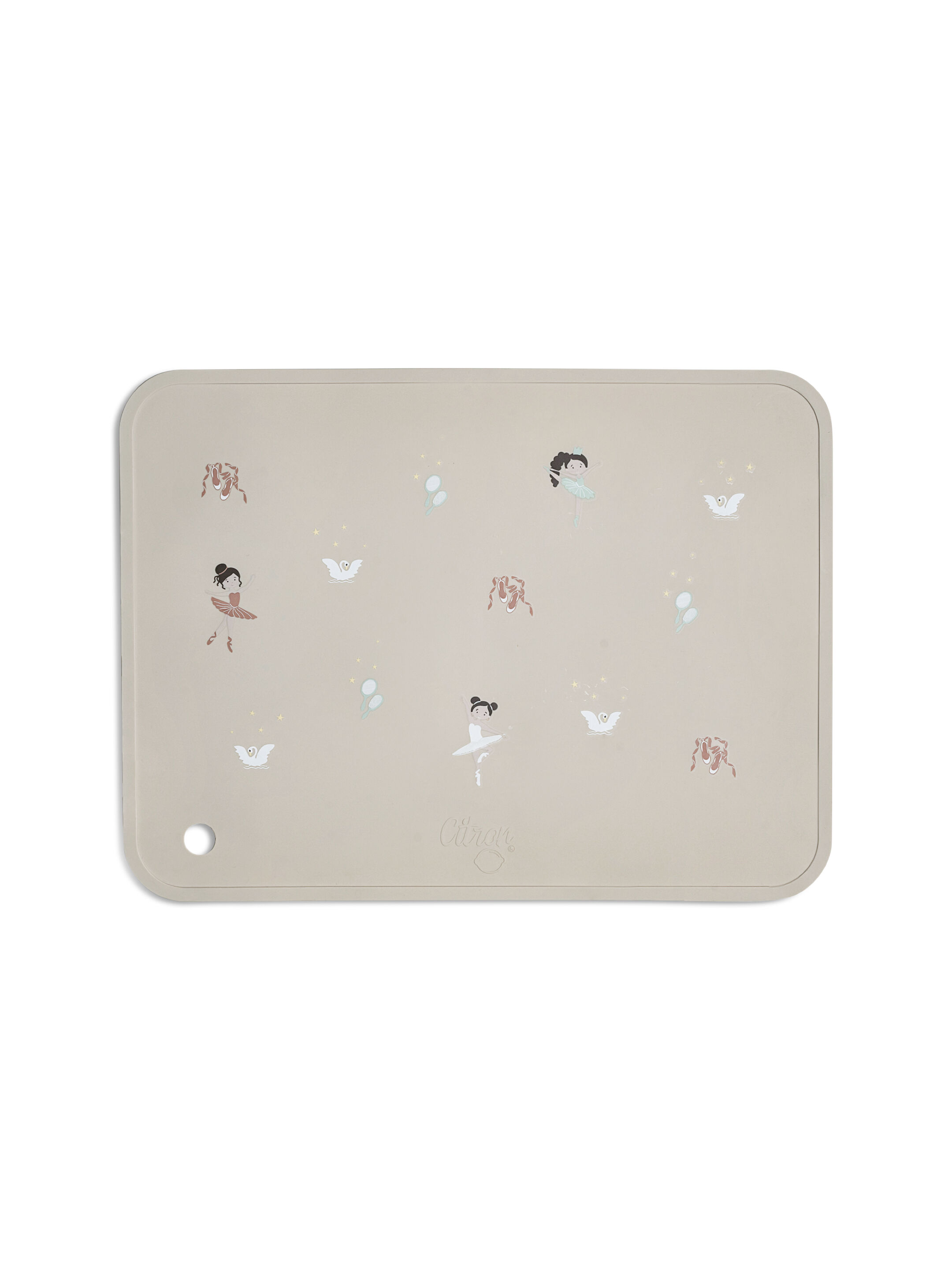 Citron Silicone Placemat Rectangle - Ballerina image number 1