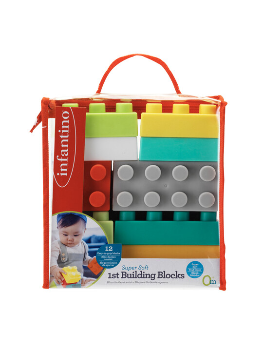 Infantino Super Soft 1st Building Blocks image number 3
