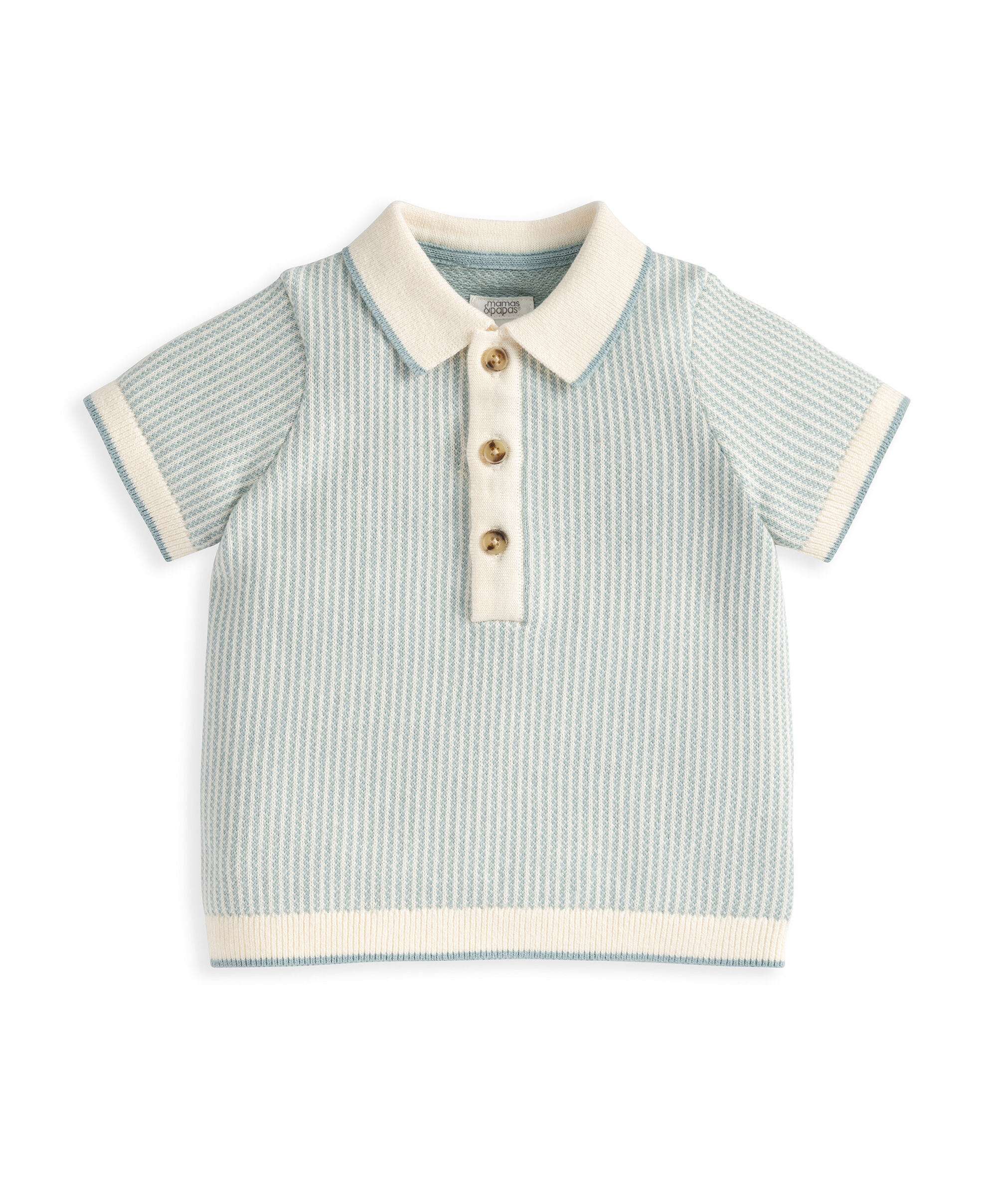 Jacquard Knitted Polo Shirt image number 2