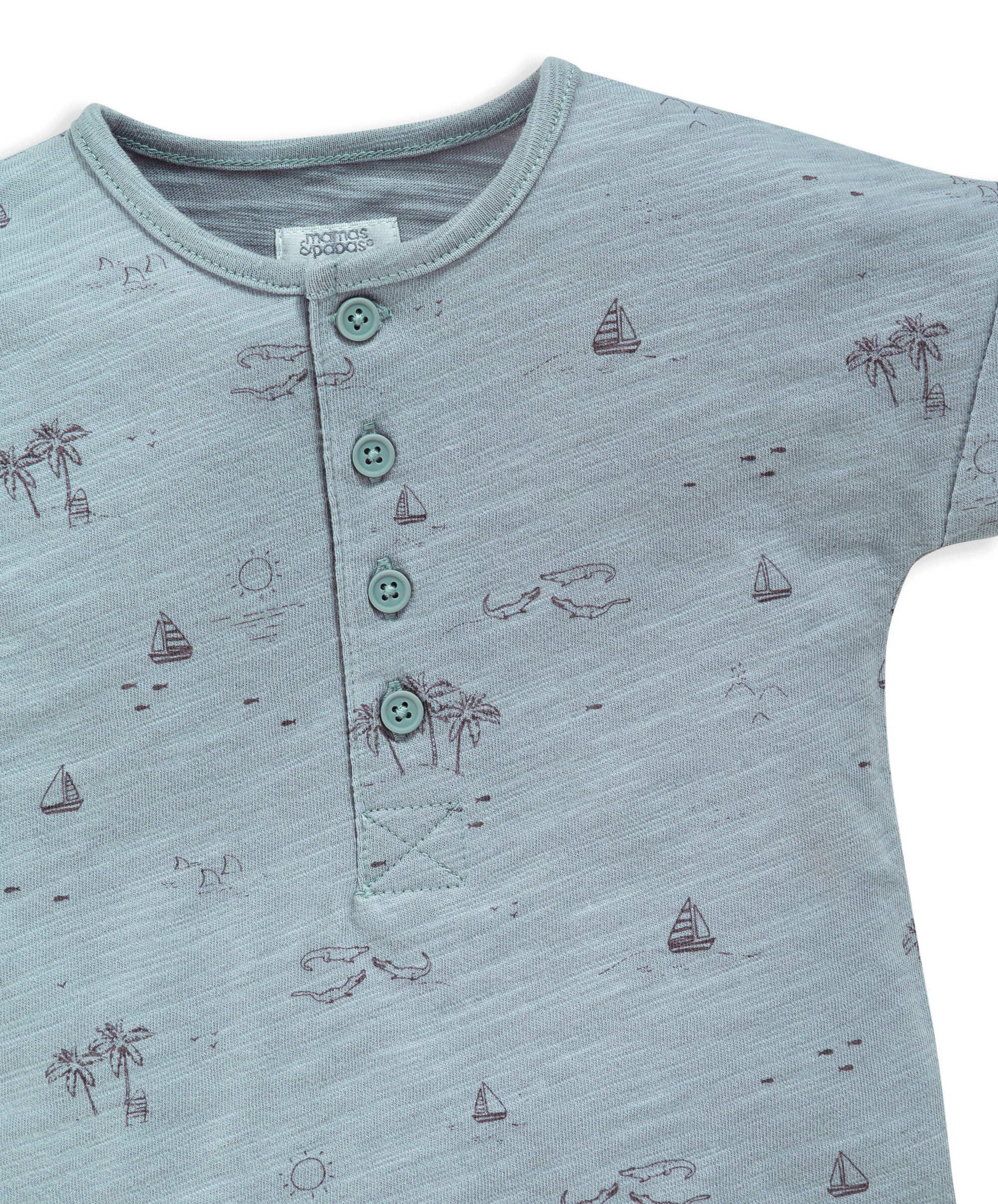 Island Print T-Shirt image number 3