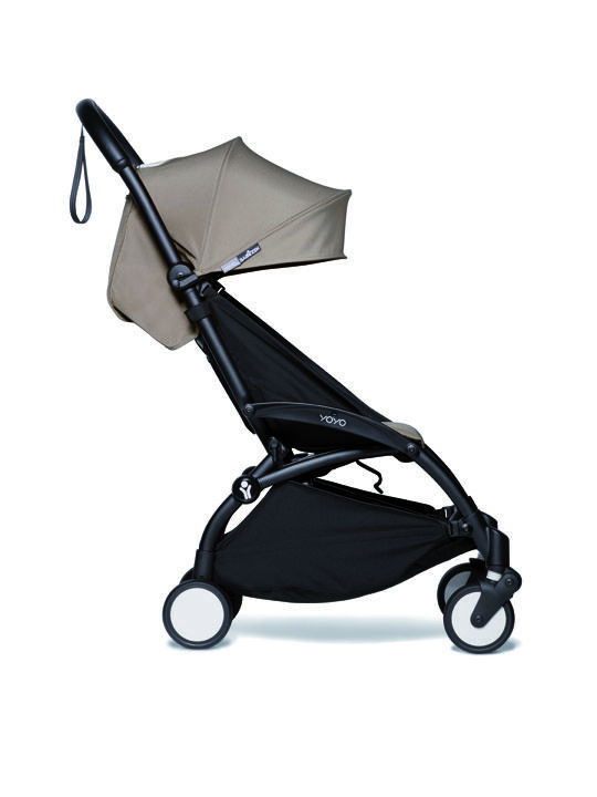 YOYO2 Stroller Black Frame with Taupe 6+ Color Pack image number 2