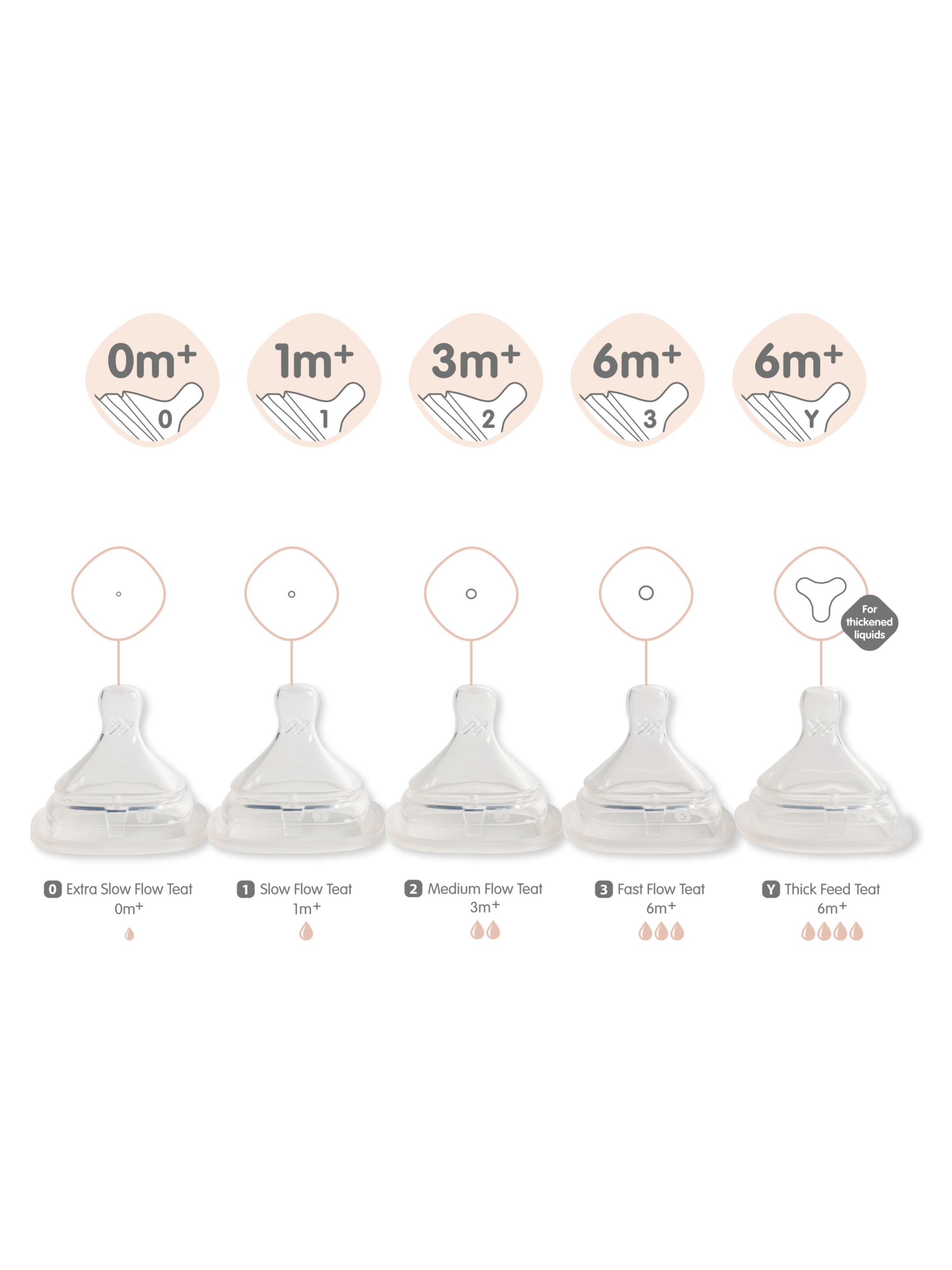 Hegen Teat Fast Flow (2-pack) - 6 months+ image number 3