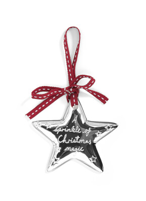 Hanging Christmas Silver Star