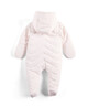 Pink Quilted Pramsuit image number 2