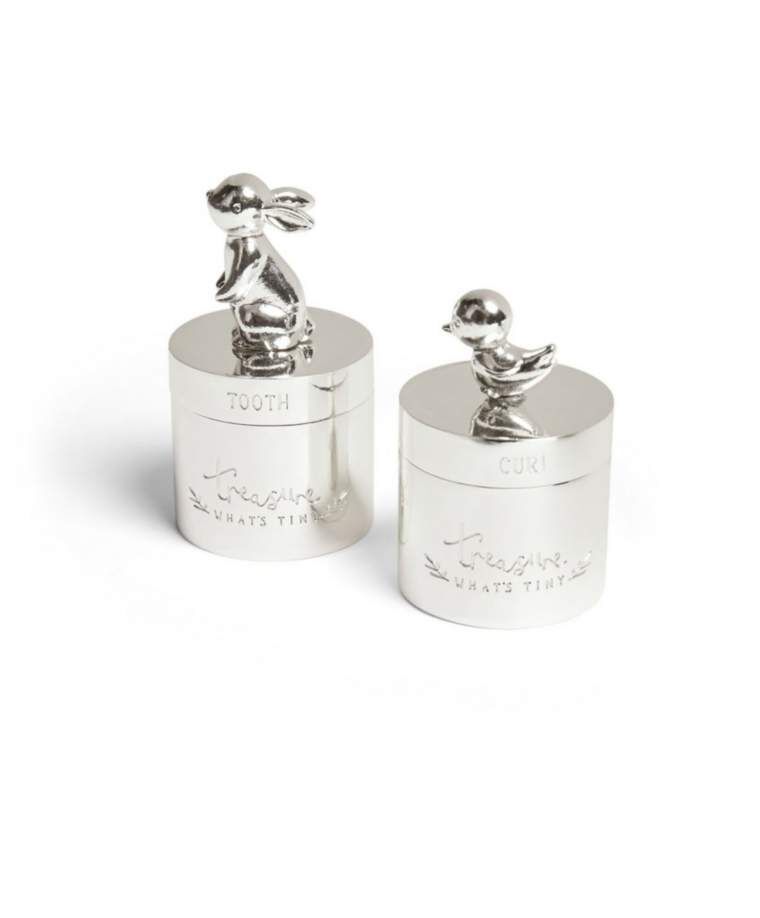 Forever Treasured Tooth & Curl - Silver Tooth & Curl