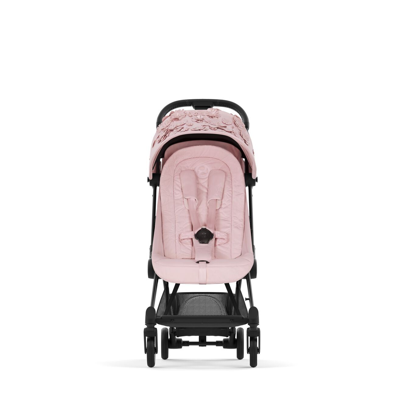 Cybex Coya Simply Flowers - Blush Pink with Matte Black Frame image number 2