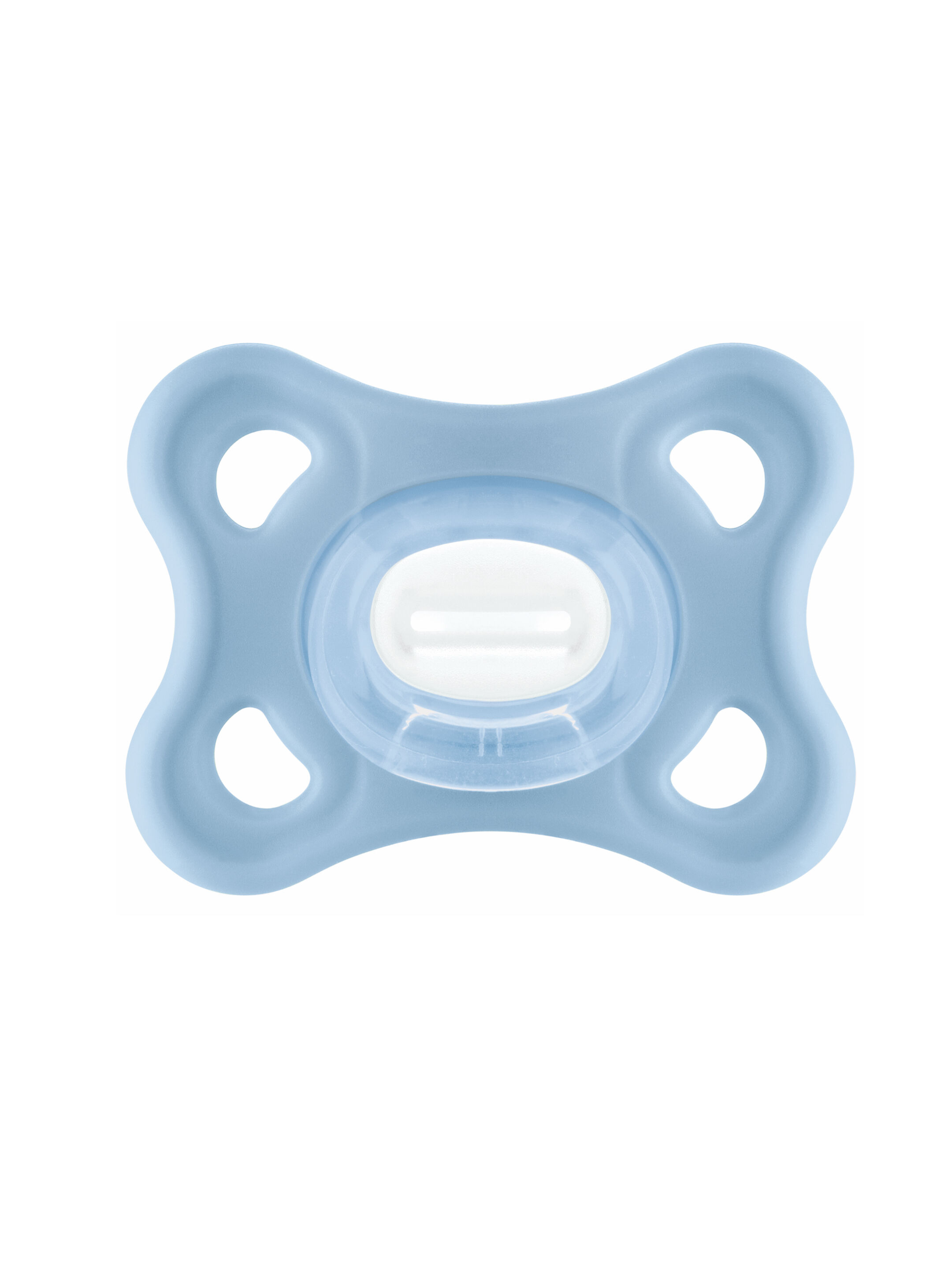 Mam Baby Comfort Silicone Pacifier - 0 - 3 M | Sealife Blue & Beige - Pack of 2 image number 3