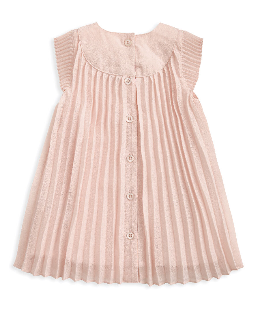 Pink Pleated Dress image number 3