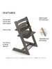 Stokke Tripp Trapp Chair - Hazy Grey image number 2