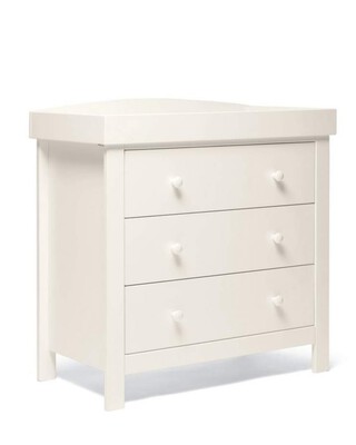 Dover 3 Drawer Dresser & Changer Unit - White