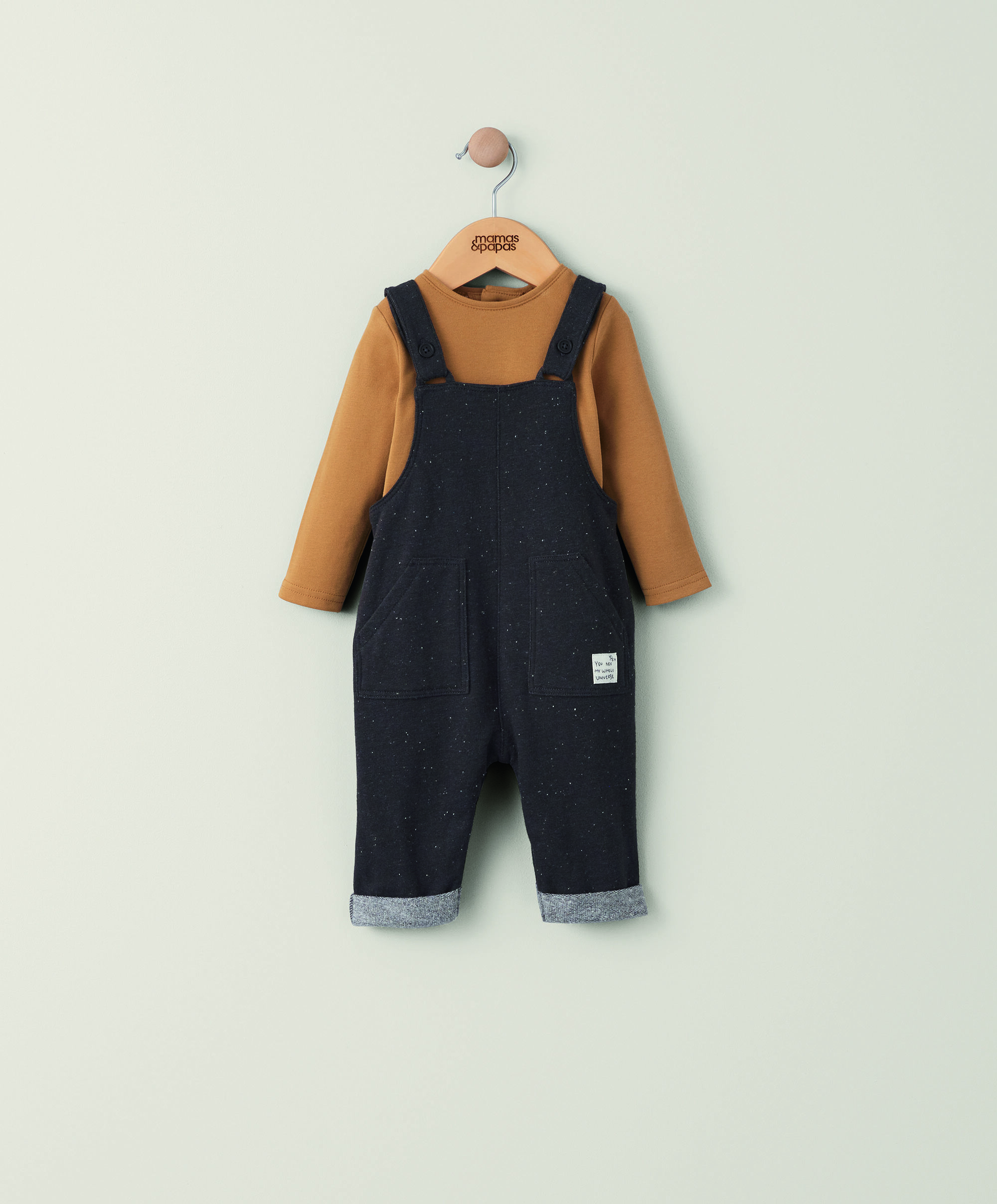 2 piece Dungaree & Bodysuit Set image number 1