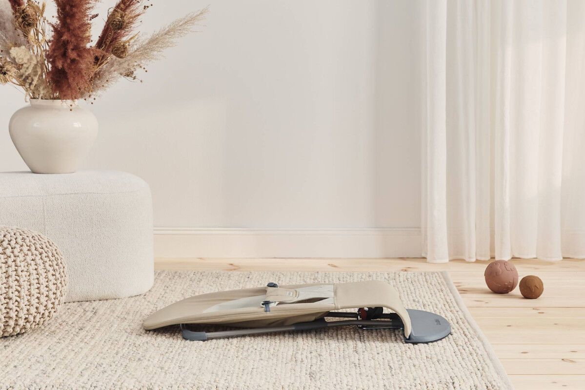 BabyBjorn Bouncer Balance Soft Cotton - Khaki/Beige image number 4