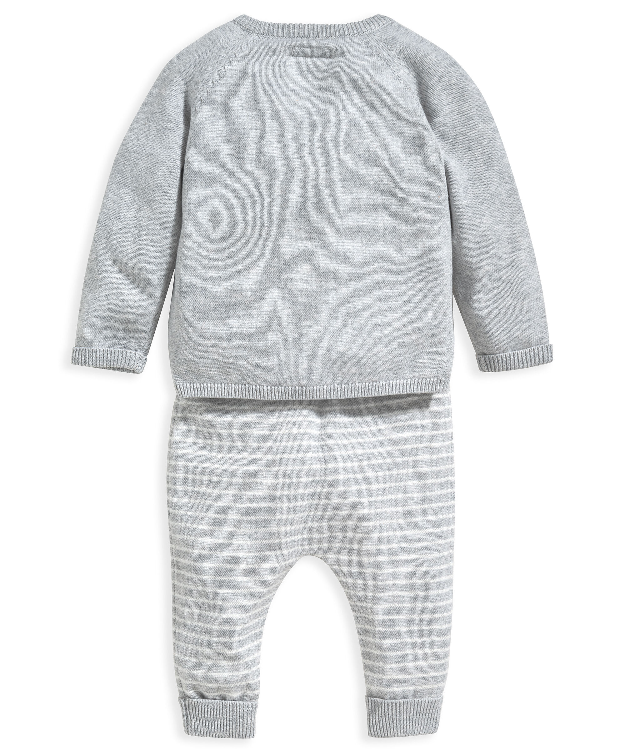 Hello World Knit Top & Trousers - Set Of 2 image number 2