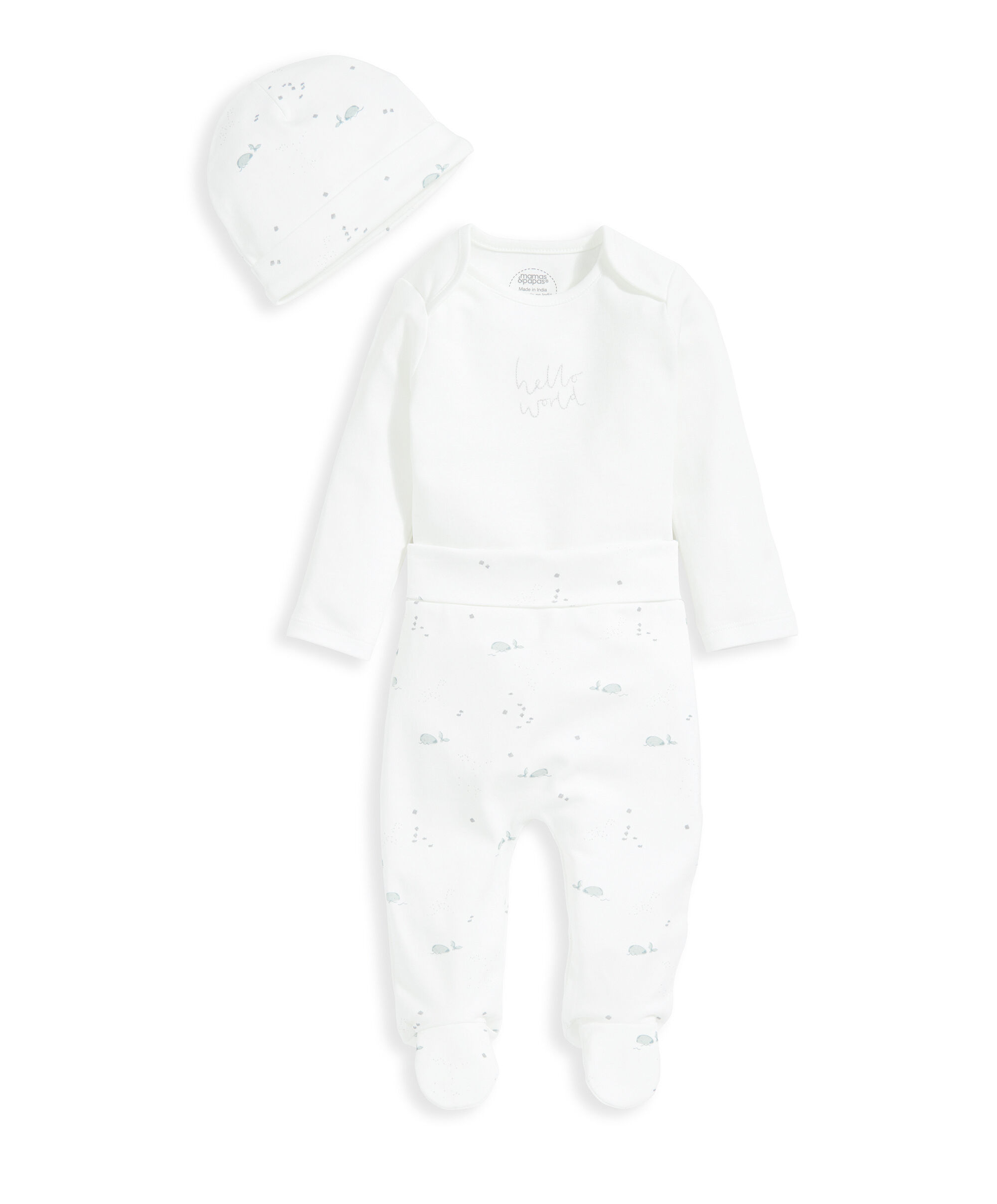 My First Outfit Set (3 Piece) - Whale image number 2