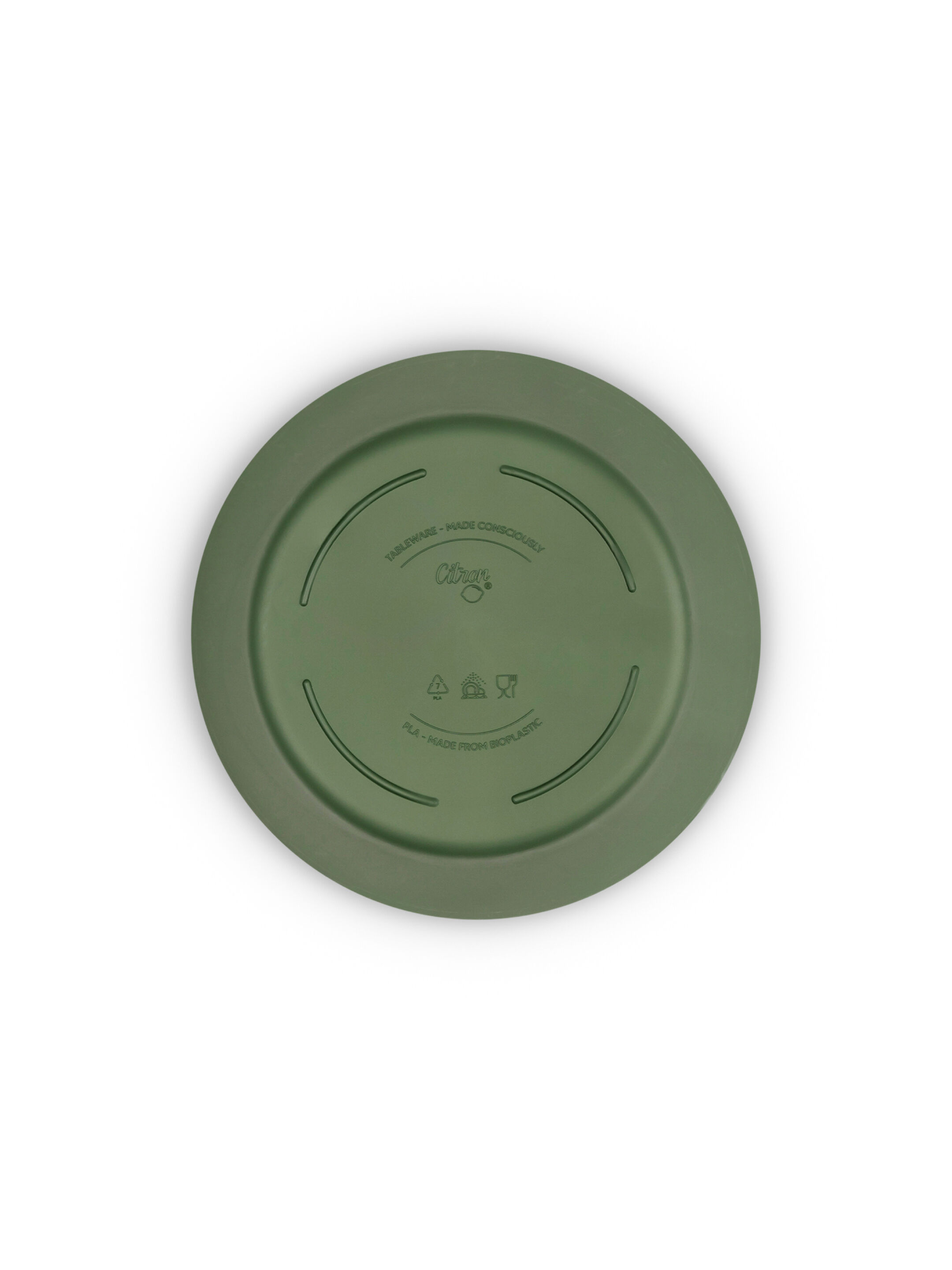 Citron Bio Based Bowl Set of 4 - Green/Cream image number 3