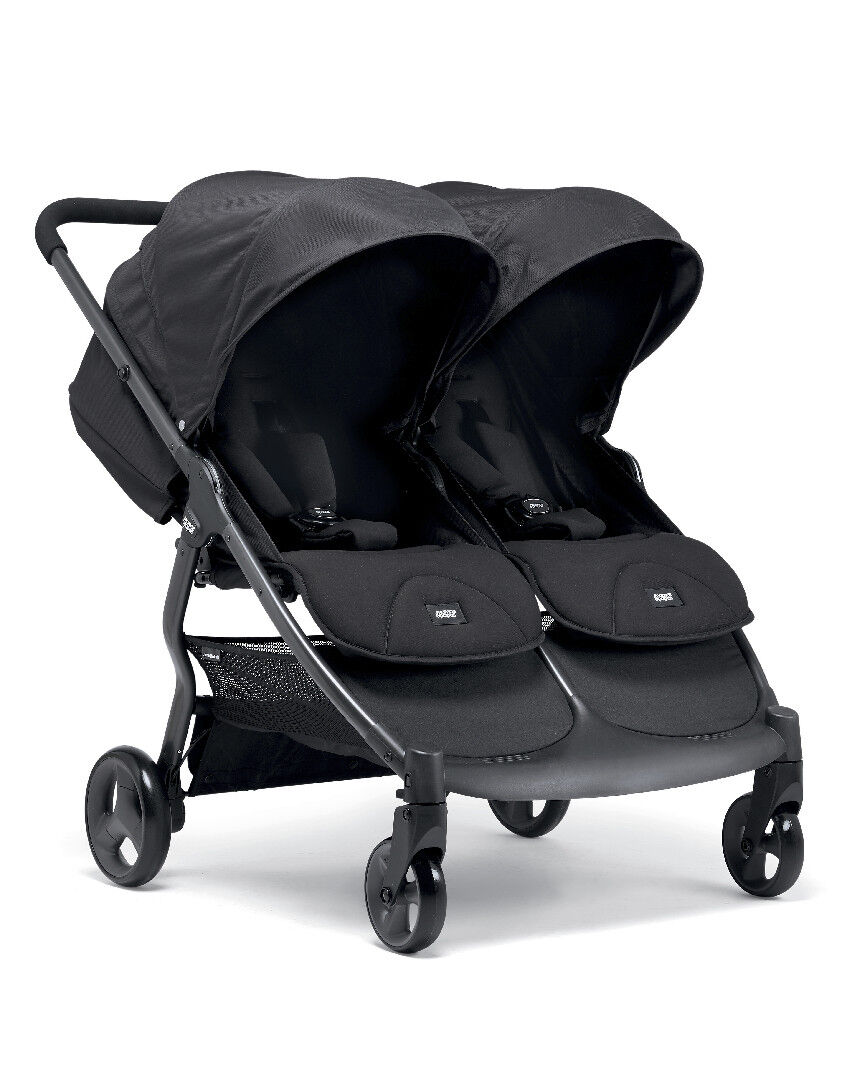 Armadillo Twin Folding Pushchair - Black Jack image number 1