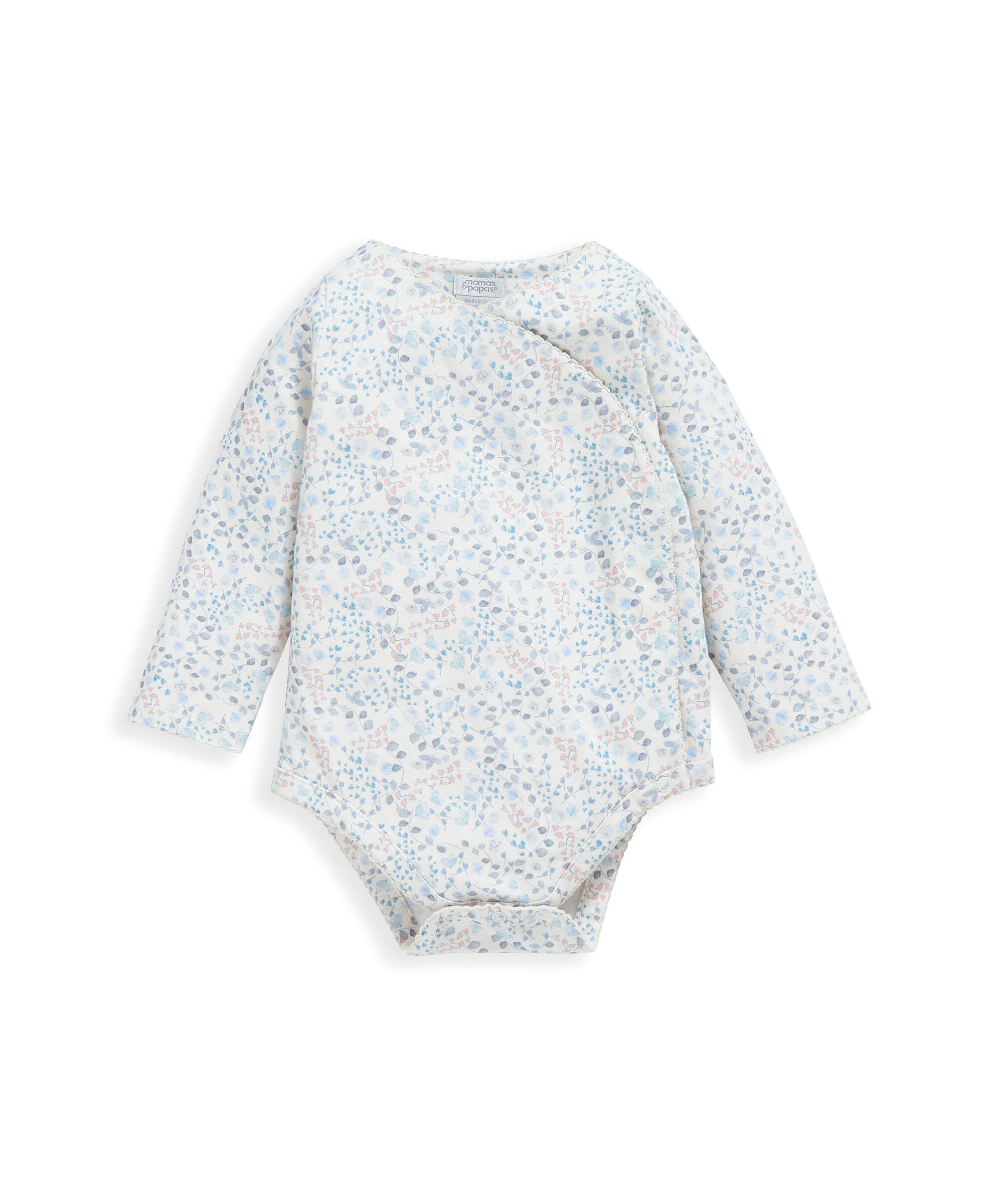 Floral Wrap Bodysuit image number 2