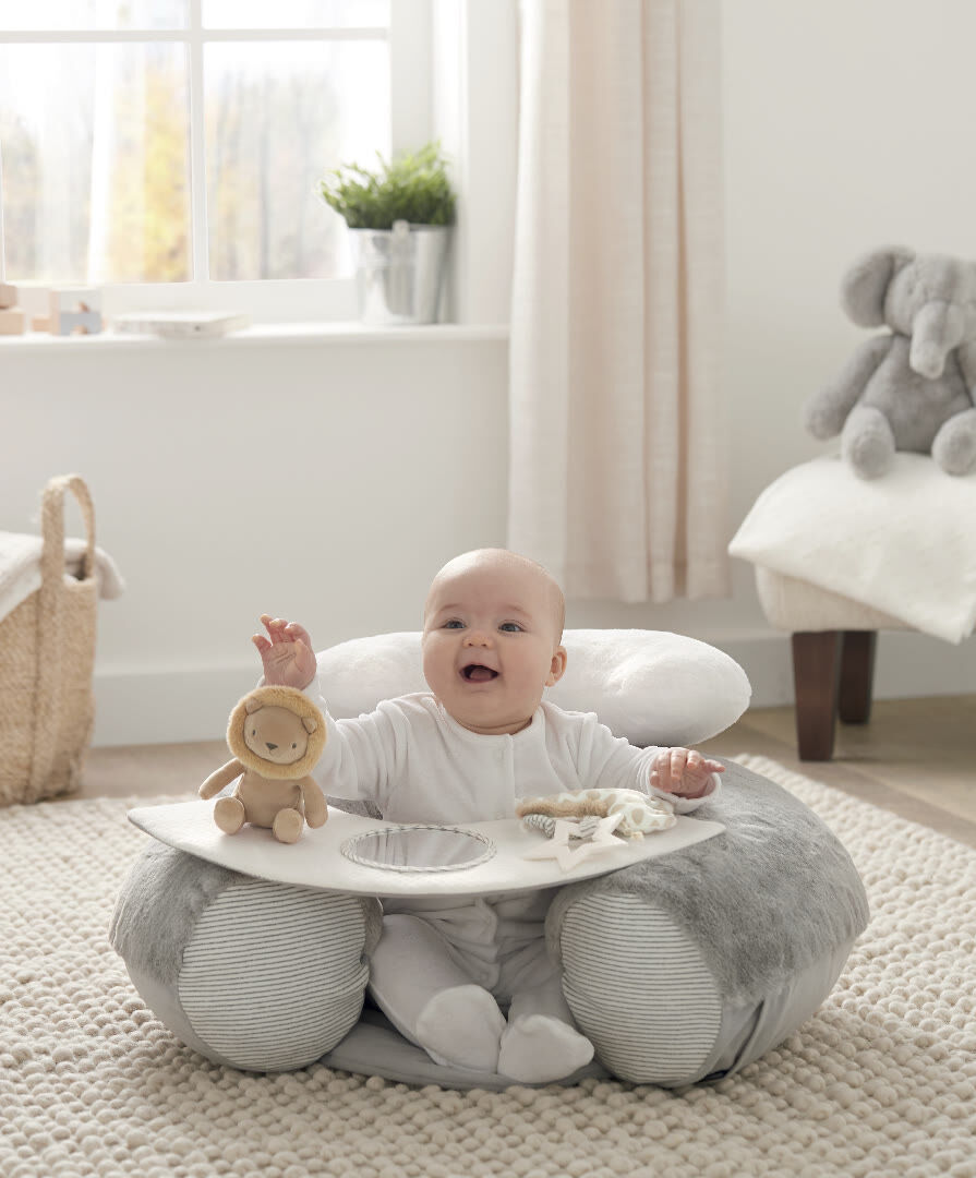 Welcome to the World Sit & Play Elephant Interactive Seat - Grey image number 6