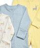 Llama Jersey Cotton Sleepsuits 3 Pack image number 2